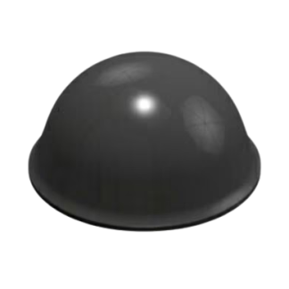 Piedini autoadesivi Adesivo 3M in PUR, forma semisferica, Ø 19mm x 9.9mm