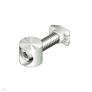 Connettore a vite Bosch Rexroth, per profili da D11 x 11