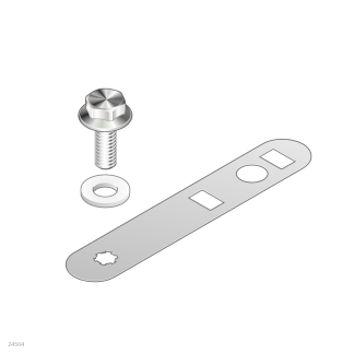 Striscia di sicurezza Bosch Rexroth, per profili da 10