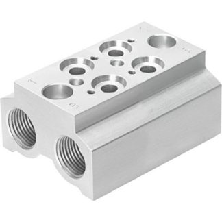 Blocco di distribuzione per pneumatica Festo, serie CPE10 NPT 1/4 NPT 1/4