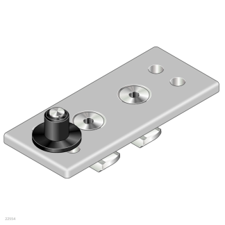Componenti per porte e finestre Bosch Rexroth Zinco pressofuso scanalatura 8 mm, 10 mm