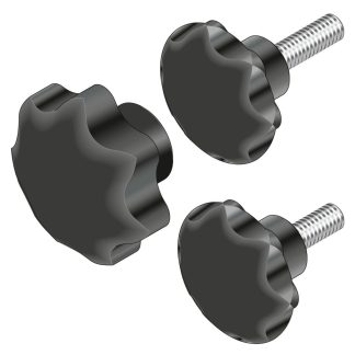 Manopola di serraggio Manopola a stella Bosch Rexroth, M6 x 15mm