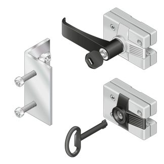 Componenti per porte e finestre Bosch Rexroth Acciaio galvanizzato S 30 x 30 mm, 45 x 45 mm, scanalatura 8 mm, 10 mm