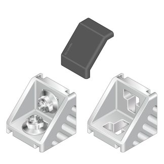 Blocco scorrevole Bosch Rexroth, per profili da 45 x 45 mm, scalanatura da 10mm
