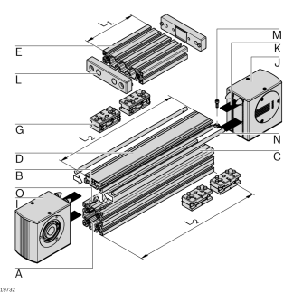 Testa di trasmissione Bosch Rexroth