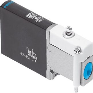 Elettrovalvola a Solenoide Festo, Metrico M5, funzione 3/2, Monostable, Open, azionamento Elettrico, 24V cc