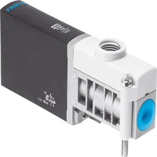 Elettrovalvola a Solenoide Festo, G 1/4, funzione 3/2, Monostable, Open, azionamento Elettrico, 24V cc