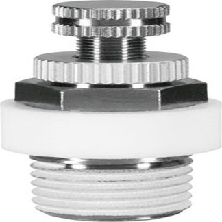 Silenziatore pneumatico Festo, serie VFFK, ingresso M5, tubo da M5, 10bar max, in Ottone nichelato