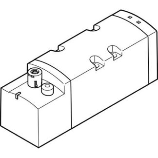 Elettrovalvola a Solenoide Festo, G 1/2, funzione 5/2 Way, Monostable, azionamento Elettrico, 24V cc