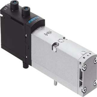 Elettrovalvola a Solenoide Festo, G 1/4, funzione 5/3, Exhausted, azionamento Elettrico, 24V cc