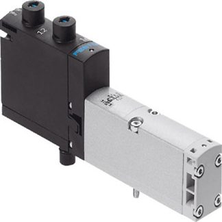 Elettrovalvola a Solenoide Festo, G 1/8, funzione 2x3/2 Way, Closed, Monostable, azionamento Elettrico, 24V cc