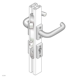 Serratura porta Bosch Rexroth Acciaio S 40 x 40 mm