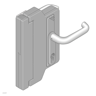 Serratura porta Bosch Rexroth Alluminio scanalatura 8mm