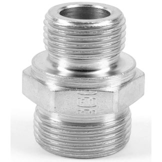 Girevole idraulico Parker, connettore A: Maschio metrico svasato 24°, B: M22 maschio