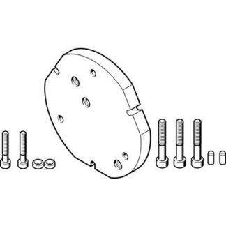 Adattatore Festo, serie DHAA, per l'uso con Manopole pneumatiche