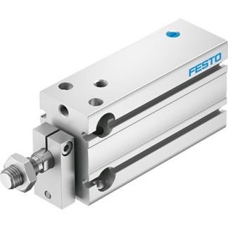 Cilindro pneumatico compatto Festo DPDM 4840832, Ad effetto singolo e con molla di ritorno effetto, foro da 20mm, corsa