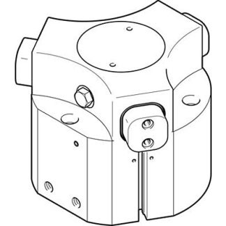 Pinza pneumatica, Festo HGDD-80-A-G1, serie HGDD, 3 dita, Doppio effetto, 8 bar max
