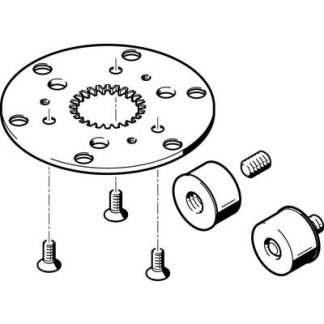 Kit di collegamento Festo, serie DADM, per l'uso con Kit di indicizzazione
