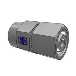 Girevole idraulico Parker, connettore A: Metrico senza flangia 24° maschio, B: Maschio BSPP 1/4-19