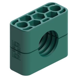 Morsetto per tubi, Parker RAP322X, per tubo con Ø esterno di 22mm max, in polipropilene