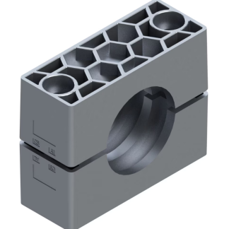 Morsetto per tubi, Parker RCA225X, per tubo con Ø esterno di 25mm max, in Alluminio