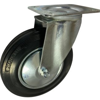 Ruota per carrelli orientabile RS PRO in Gomma, Ø 200mm, 205kg