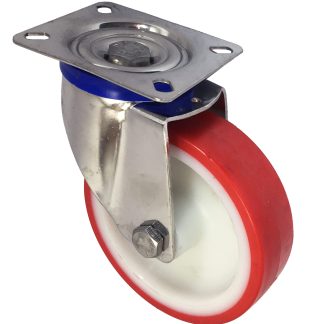 Ruota per carrelli orientabile RS PRO in Poliuretano, Ø 100mm, 150kg