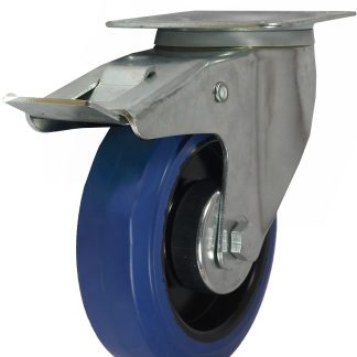 Ruota per carrelli orientabile RS PRO in Gomma, Ø 125mm, 200kg