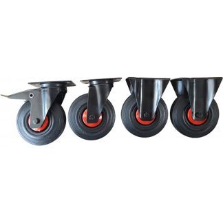 Ruota Fissa, girevole SAM, Ø 125mm, 3kg