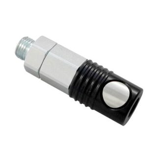 Giunto ad attacco rapido Legris, Filetto maschio BSPP 1/4 Male Maschio, in Alluminio anodizzato, Ottone nichelato,