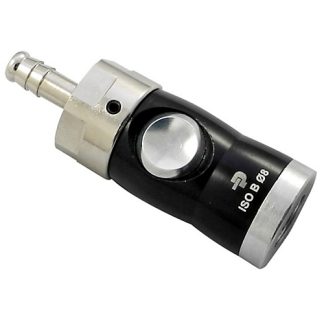 Giunto ad attacco rapido Legris, Portagomma M8 Femmina, in Alluminio anodizzato, Ottone nichelato, Europeo, ISO B, ISO C