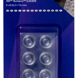 Piedini autoadesivi Adesivo 3M in PUR, forma cilindrica, Ø 22.4mm