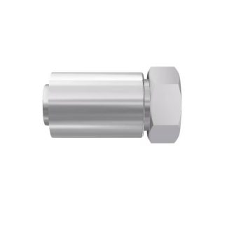 Raccordo tubo flessibile crimpato Parker, connettore A: Tubo da 5/8 poll., B: Femmina metrica svasata 24°