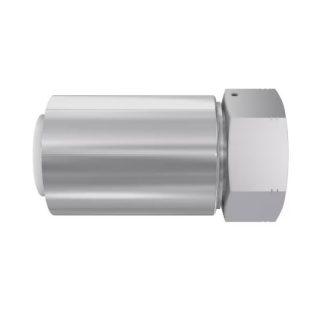 Raccordo tubo flessibile crimpato Parker, connettore A: Tubo flessibile da 1/2 poll., B: BSPP 1/2