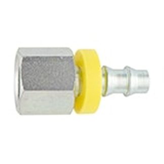 Girevole idraulico Parker, connettore A: 1/4 poll., B: BSPP 1/4-19 femmina, in Acciaio