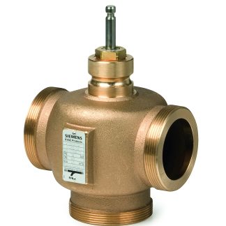 Valvola ad azionamento elettrico SiemensImpostazione manuale, 1poll, 16 bar max