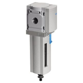 Filtro Festo MS4-LF-1/4-EUV, filtrazione 40μm, portata max 1700L/min, attacco G 1/4, scarico Automatico