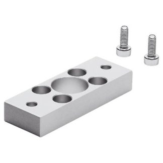 Flangia rettangolare Festo, serie FZS, per l'uso con Cilindro e attuatore pneumatico