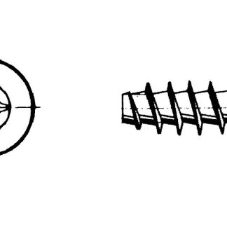 Vite autofilettante a Torx in Acciaio zincato Bossard, L 8mm
