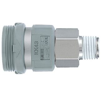 Giunto ad attacco rapido SMC Rc 1/4 Femmina, in Ottone