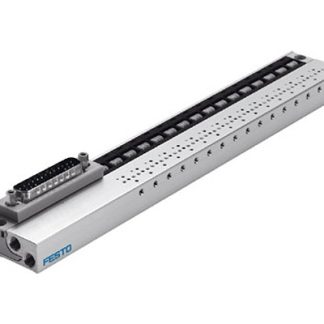 Manifold Festo MHA1-PR4-3-M3-PI-D9, 4 stazioni, filettatura Metrico M3, Lega di alluminio