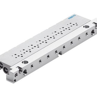 Manifold Festo MHA1-PR8-3-PI-PCBM, 8 stazioni, filettatura M5, Lega di alluminio