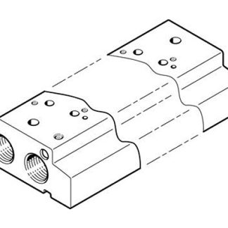 Manifold Festo VABM-C7-12G-G18-5, 5 stazioni, filettatura G 1/8, Lega di alluminio