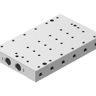 Manifold Festo VABM-P7-18M-G18-M5-6, 6 stazioni, filettatura G 1/8, Lega di alluminio