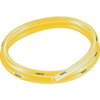 Tubo in plastica Giallo Circolare x 8mm ID x 12mm OD