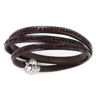 Our Father Dark Brown Bracelet
