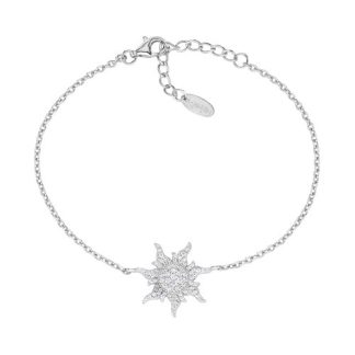 White Amen Sun Bracelet