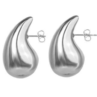 Orecchini Pera in Argento Grandi