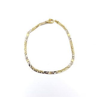 Bracciale Maglia Bicolore