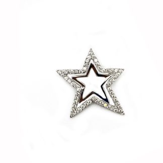 White Gold Star Pendant